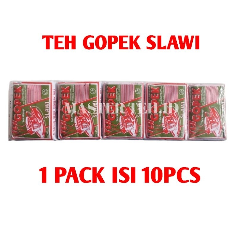 

Teh gopek Bunga melati 1slop isi (10 pcs)