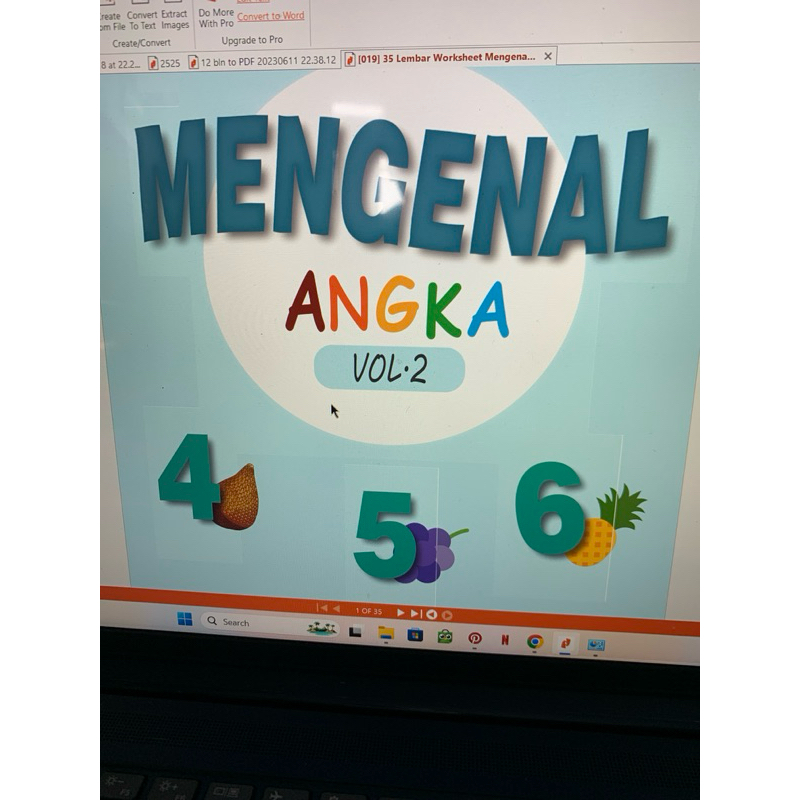 

LATIHAN SOAL TK / PAUD MENGENAL ANGKA VOL 2 35 Lembar