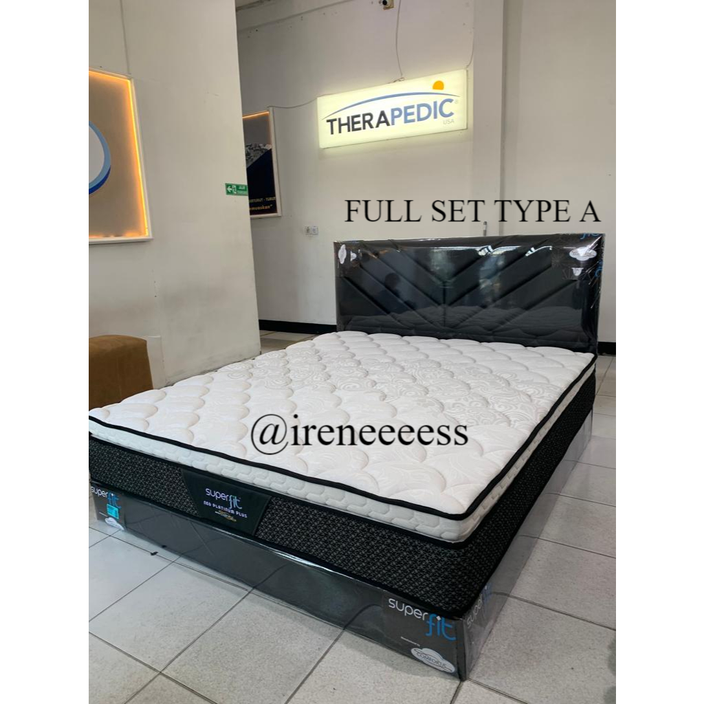 SPRING BED NEO PLATINUM PLUS NEW TEBAL 33 CM / MATRAS TERBARU SUPERFIT BY COMFORTA