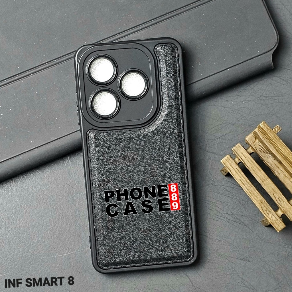 TECNO POVA 6 TECNO POVA 6 PRO CASE LEATHER PRO BLACK CASE BLACK TECNO POVA 6 TECNO POVA 6 PRO