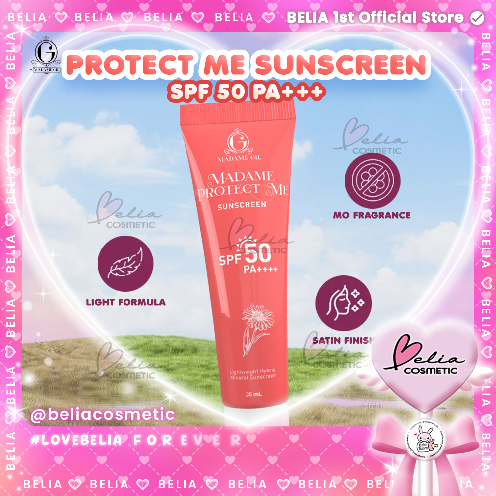❤ BELIA ❤ Madame Gie Madame Protect Me Sunscreen SPF 50 PA ++++ With Calendula