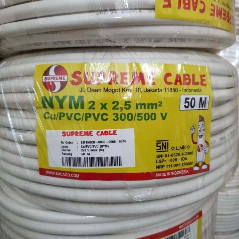 PER 5 METER Kabel NYM Supreme 2x2,5