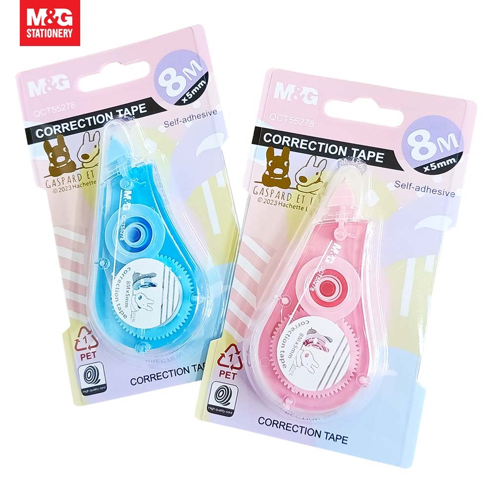 

M&G Correction Tape Pastel 8M X 5MM QCT55278 Gaspard Et Lisa