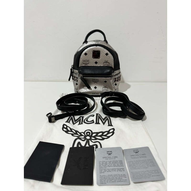 PRELOVED MCM BEBEBOO SILVER METALLIC