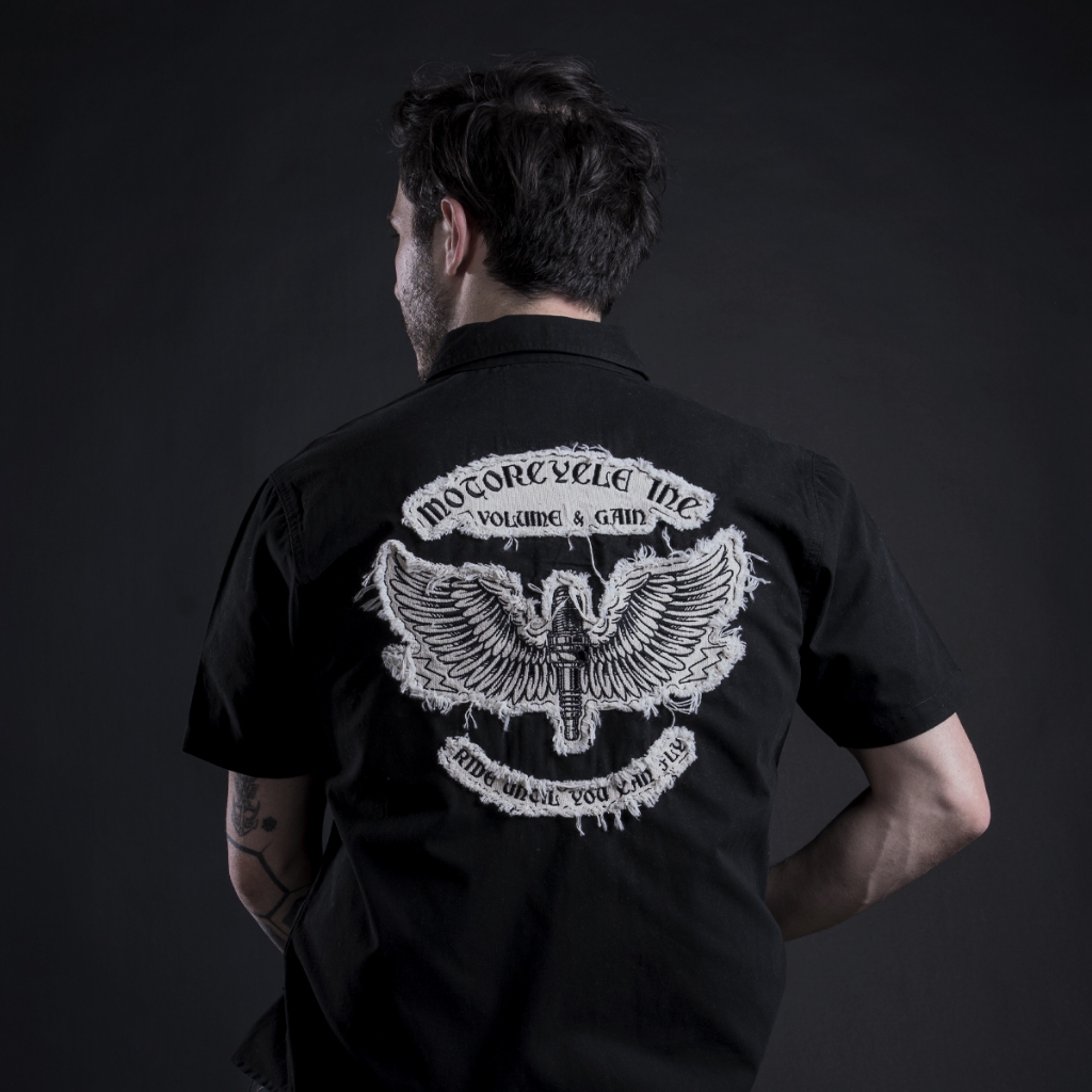 Volga - SS Workshirt Motorcycle Inc Black