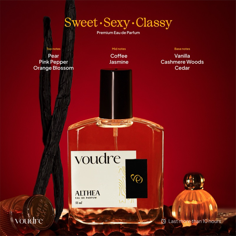 [VOUDRE] - ALTHEA - Eau De Perfume (EDP) White musk floral vanilla feminine notes