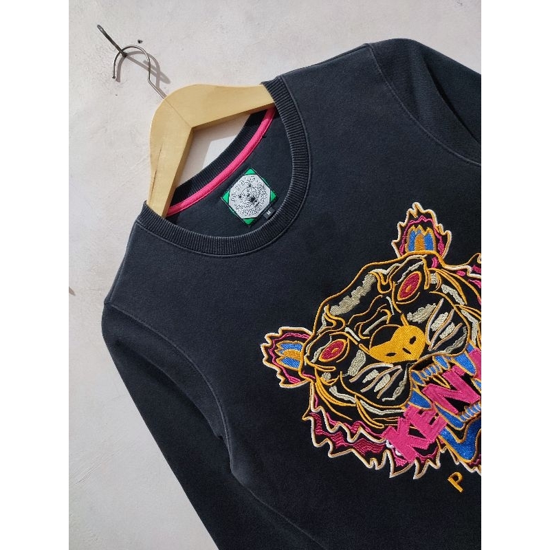 Crewneck Kenzo Paris Tunik Hitam