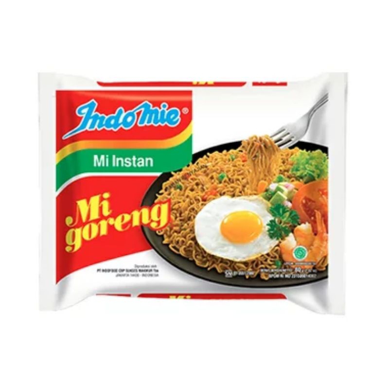 

Indomie mie goreng versi sumatera per bungkus