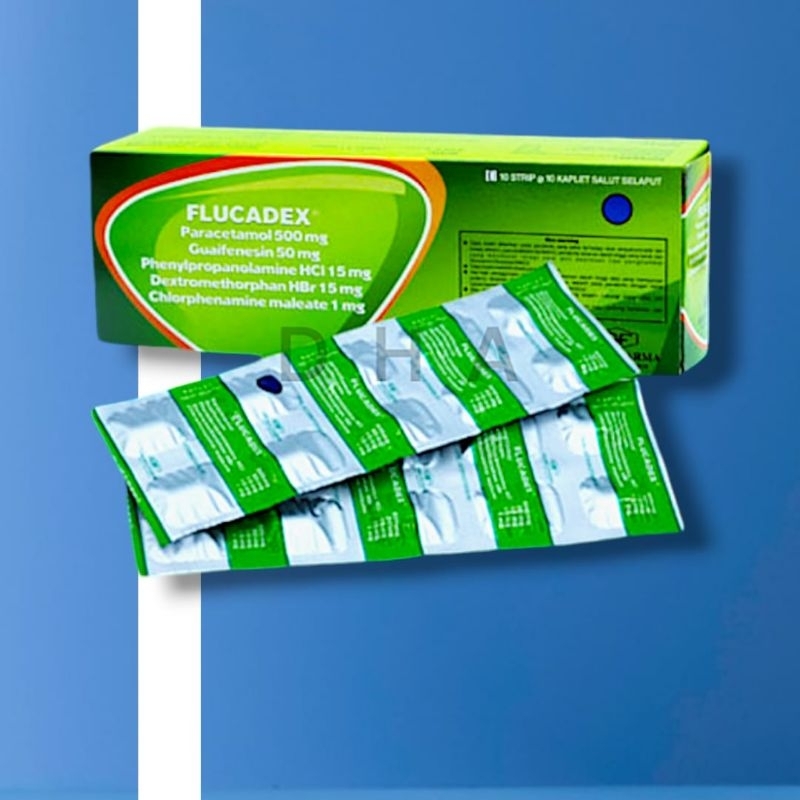 Flucadex Tablet obat batuk pilek