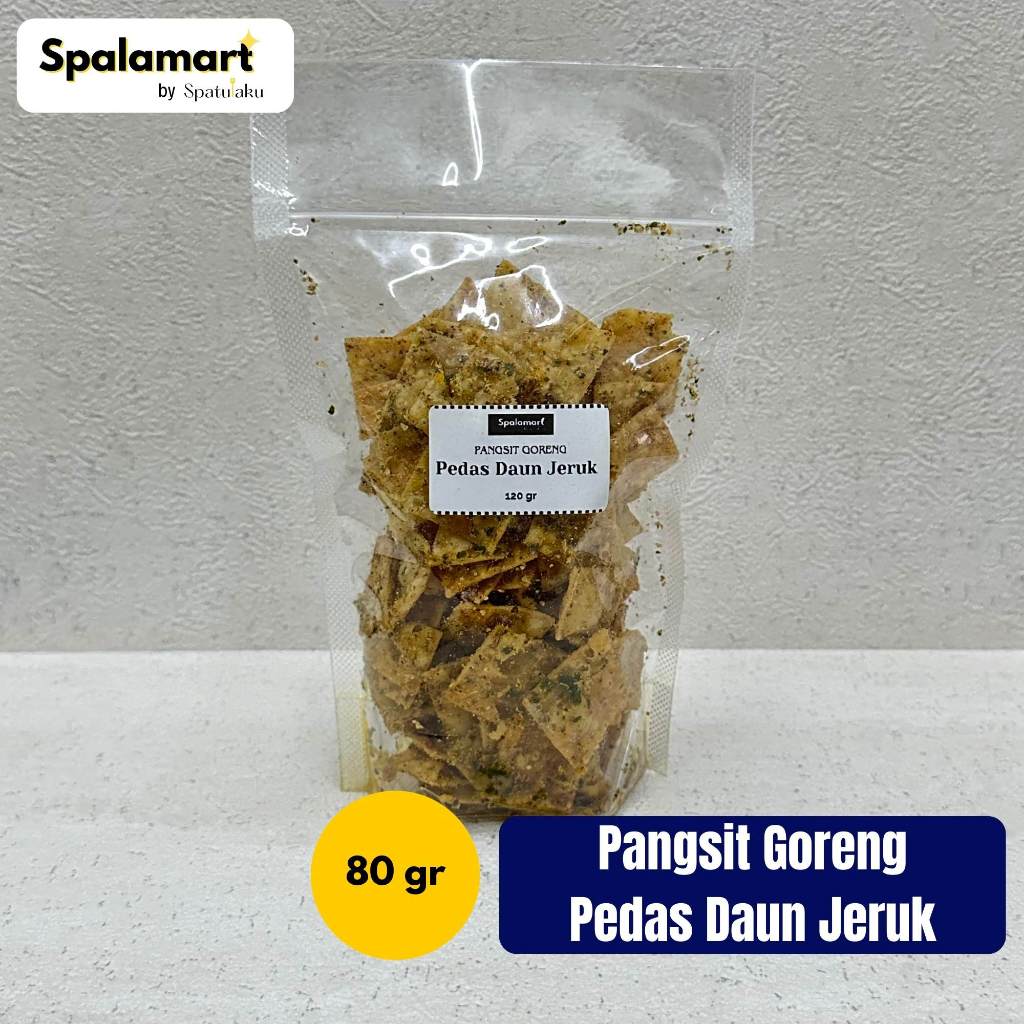 

Pangsit Goreng Pedas Daun Jeruk / Keripik Pangsit Pedas / Teman Bakso, Mie Ayam, Camilan, Dll