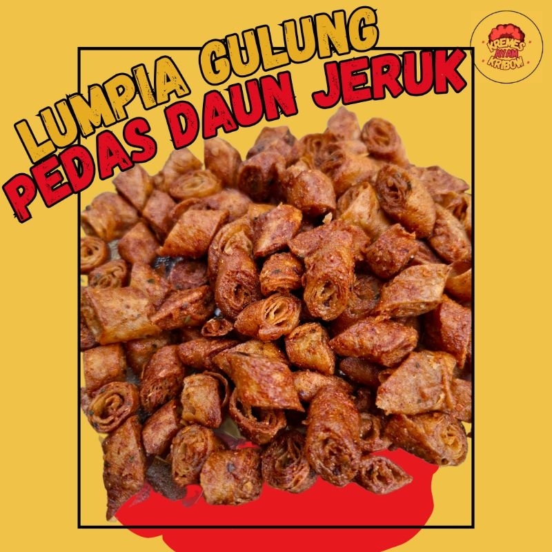 

LUMPIA GULUNG RASA PEDAS DAUN JERUK - CEMILAN KULIT LUMPIA ASLI