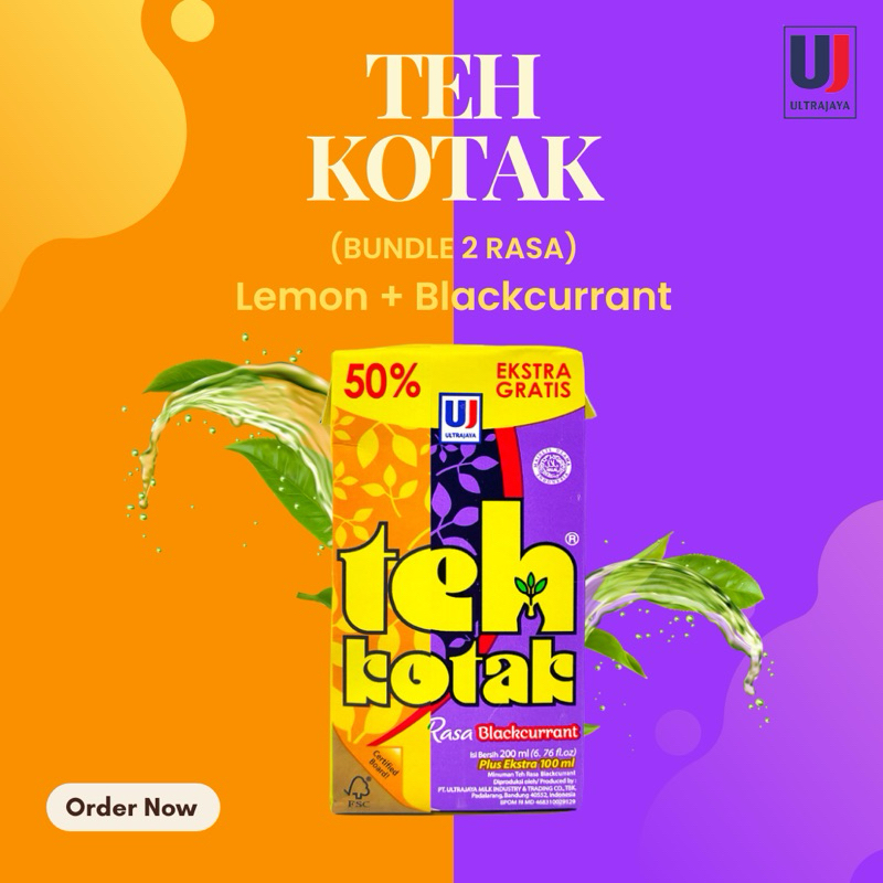 

Bundling Teh Kotak Lemon dan Blackcurrent 300ml