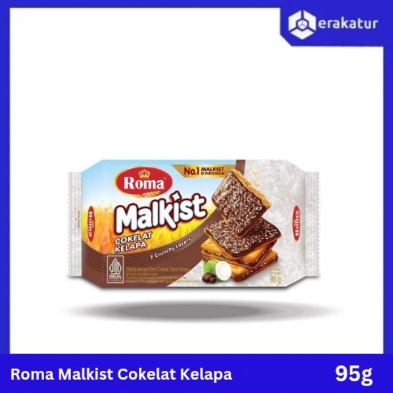 

Roma Malkist Cokelat Kelapa 95 Gr