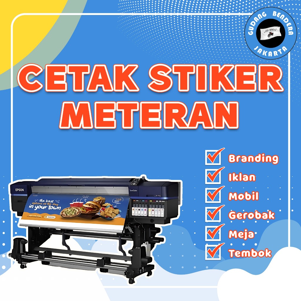 

CETAK STIKER METERAN VINYL TRANSPARAN STIKER CINA ANTI AIR