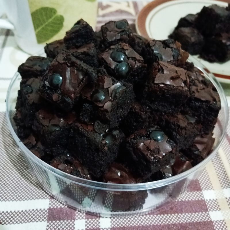 

Fudgy Brownies Bites Brownies Panggang Coklat