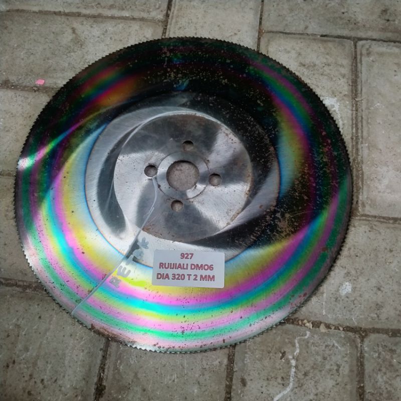 BAJA HSS DMO6 Dia 320 mm T 2mm / Bahan Taji Gergaji Bekas Besi