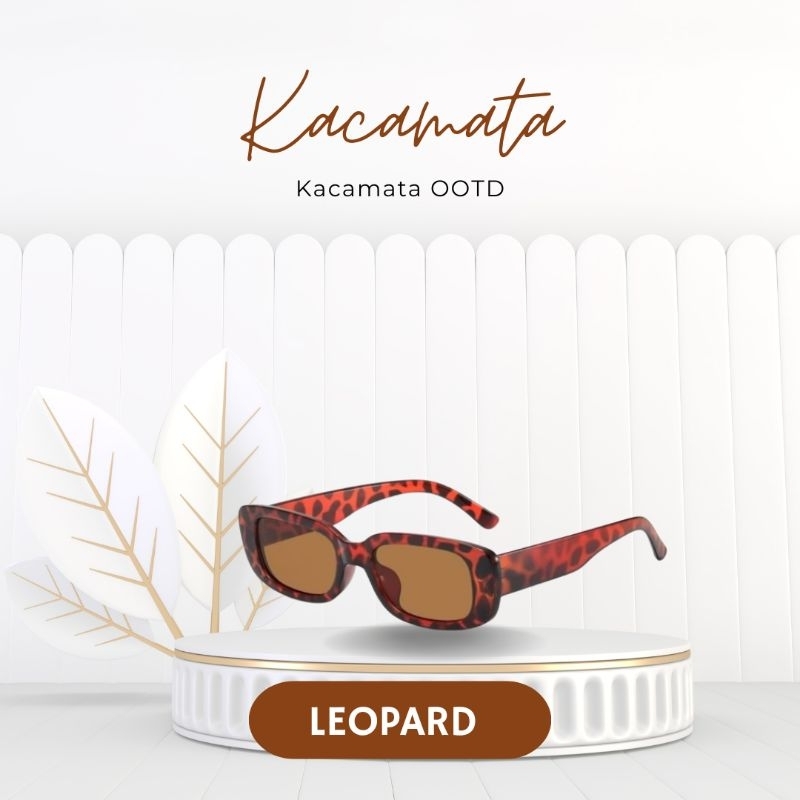 Kacamata Hitam Retro small square viral trending glasses termurah
