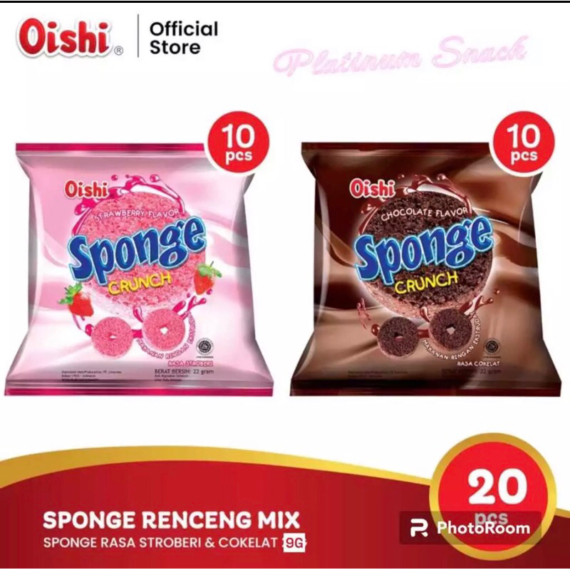 

Oishi Sponge Crunch | Isi 10 Bks @ 9 Gr