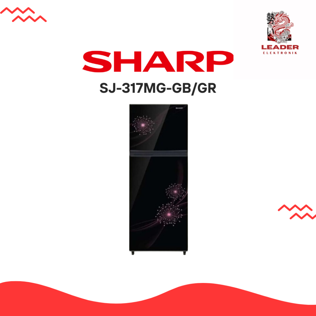 Kulkas 2 Pintu Sharp SJ-317MG-GB/GR