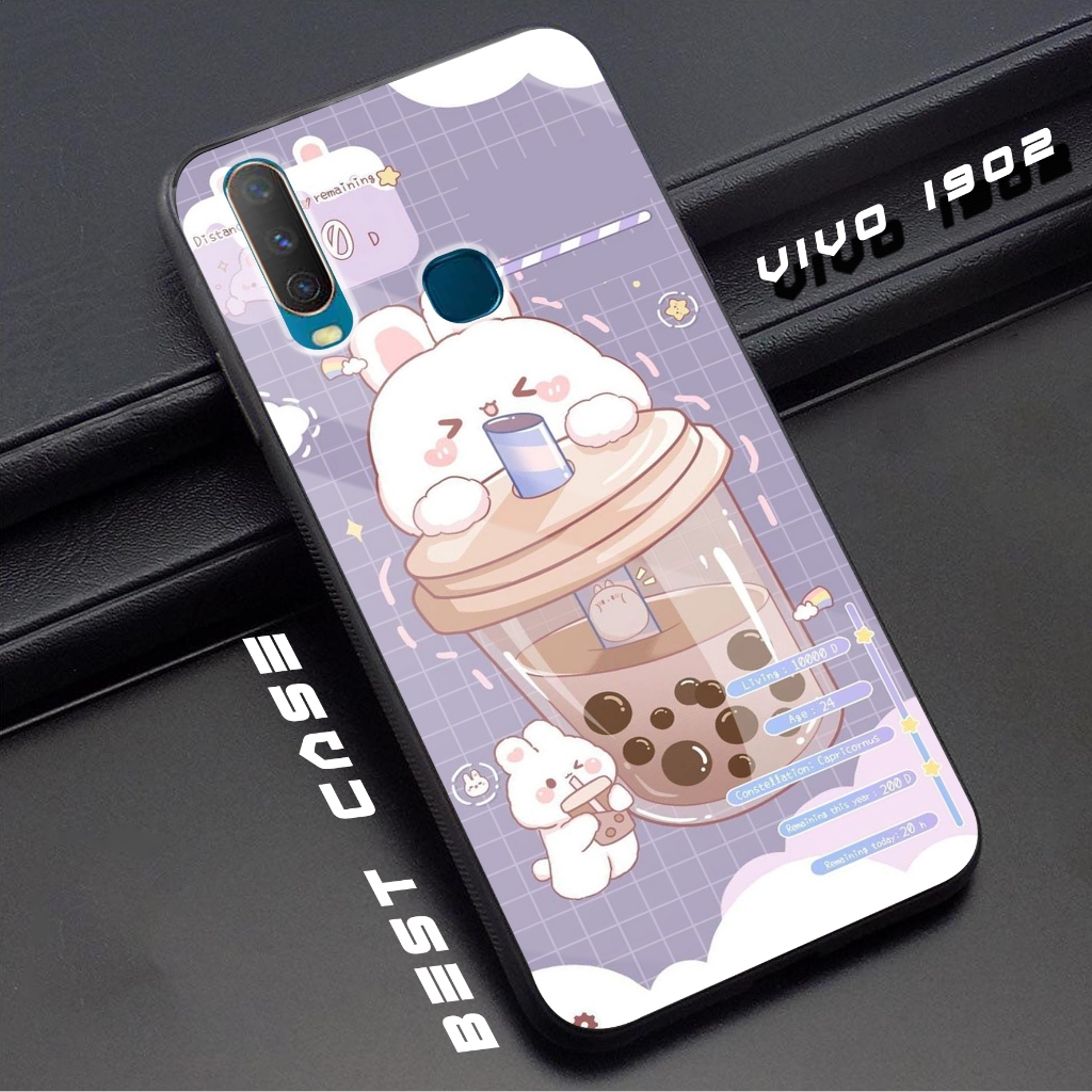 Case VIVO 1902 - Casing Hp VIVO 1902 - Motif ( BBA ) - Silikon Hp  VIVO 1902 - Softcase Glass Kaca -