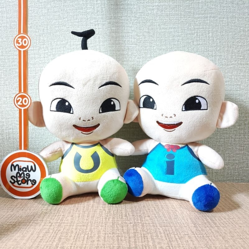[Paket Ber-2] Boneka Upin & Ipin Original Lets Copaque Plush