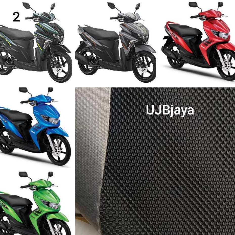 Kulit Jok Motor  Mio Soul GT 115 / Mio Soul GT 125 Standar / Bahan Ori Sarung Jok Motor  Mio Soul GT