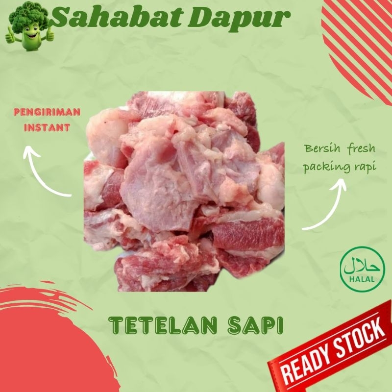 

Tetelan sapi fresh - Sayuran segar - Sahabat dapur Delivery