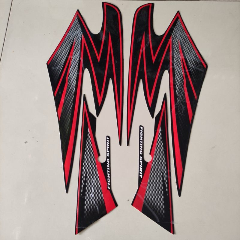 Striping Stiker Body Yamaha RX KING Tahun 2003 List MERAH VNYL Termurah