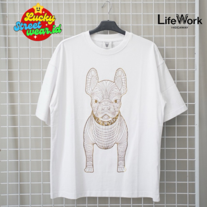 LIFEWORK GOLD RADOG WHITE TEE ORIGINAL