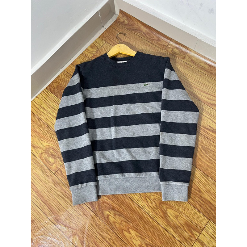 CREWNECK LACOSTE STRIPE