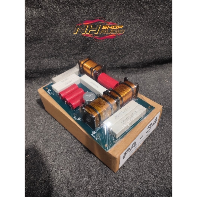 Kit Crossover Pasif BME 2 Way PA34 Cross Pasif PA 34 Mid High Pembagi Suara Middle dan High Pembagi 