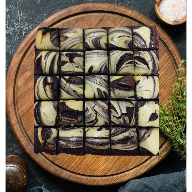 

JAGAD FOOD BROWNIES CHEESSY FUDGY Panggang mix KEJU dan COKLAT lembut Isi 25 pcs