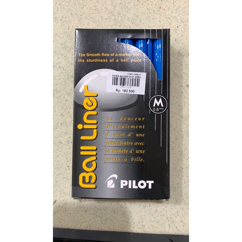 

pulpen balliner pilot zebra