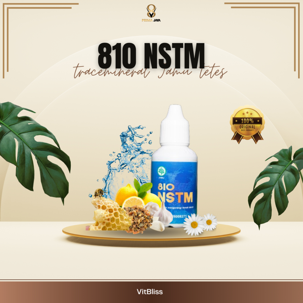 810 NSTM - Nstm Trace Mineral - Jamu Tetes - Nstm 100% Original