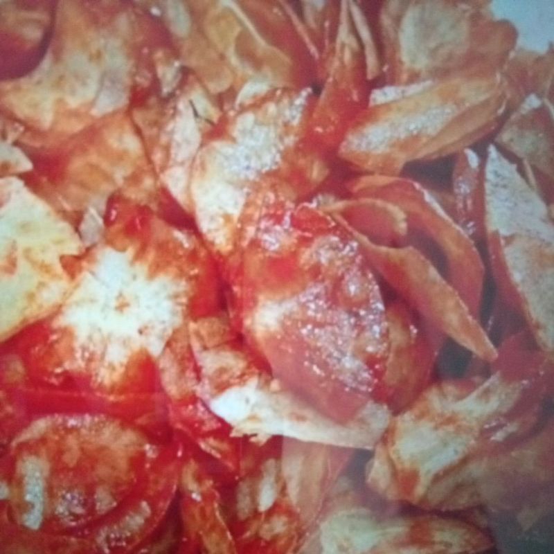 

Snack keripik singkong lengket pedas manis