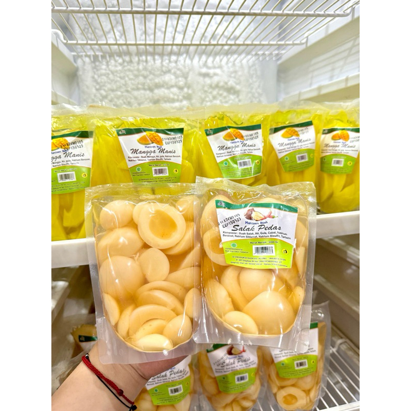 

Manisan Buah 250gr (Salak, Mangga, Kedondong, Bengkuang)