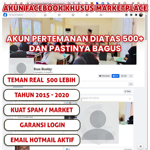 Akun Facebook Marketplace Akun Tua dan Bagus Full Data Akses BACA DESKRIPSI