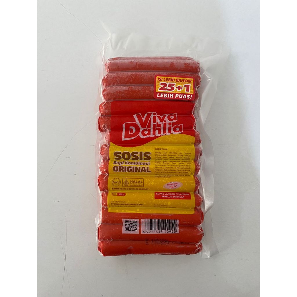 

Sosis Sapi Viva Dahlia 450gr