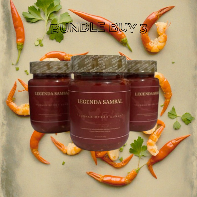 

Sambal Merah Terasi Khas Sunda Paket Bundle 3
