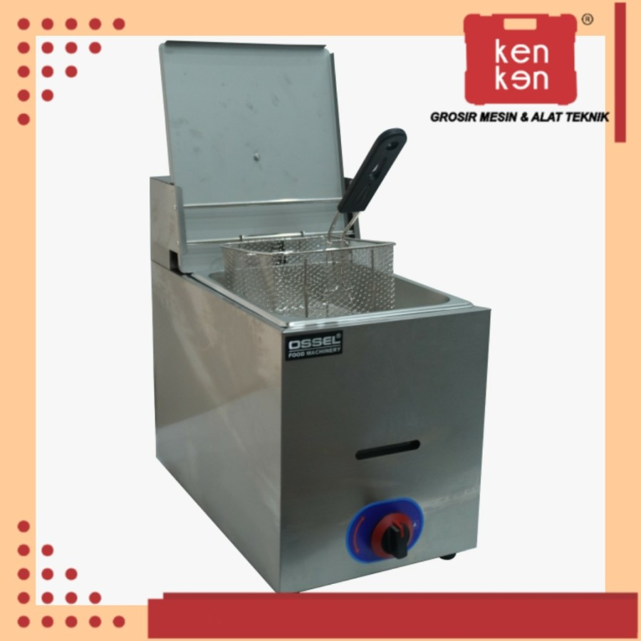 TERMURAH Gas Fryer 1 Tangki Penggorengan Kentang Gas Deep Fryer PEnggorengan Gas LPG