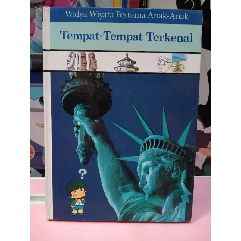 Widya wiyata pertama judul tempat-tempat terkenal WWP lama mulus buku anak preloved second bekas
