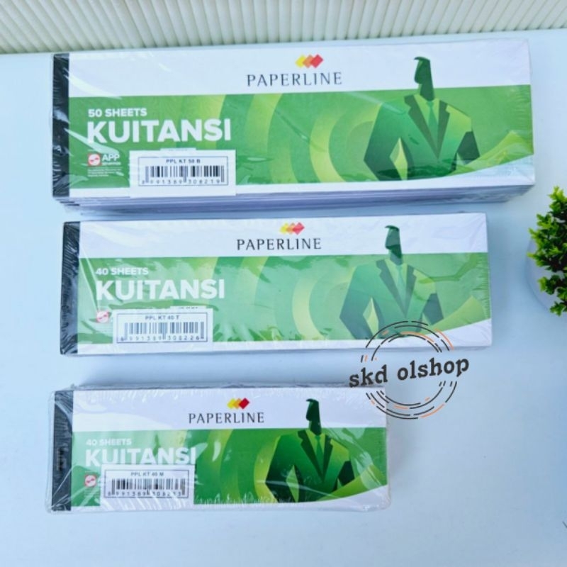 

kwitansi paperline buku kuitansi paperline 3 ukuran per pcs