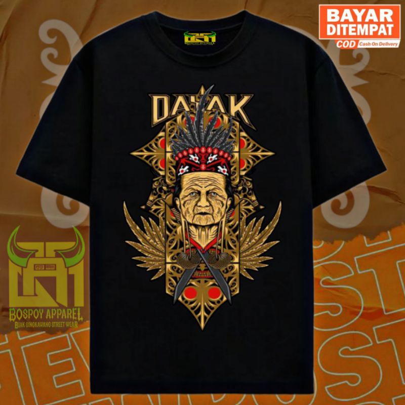 kaos Dayak Borneo(COD)
