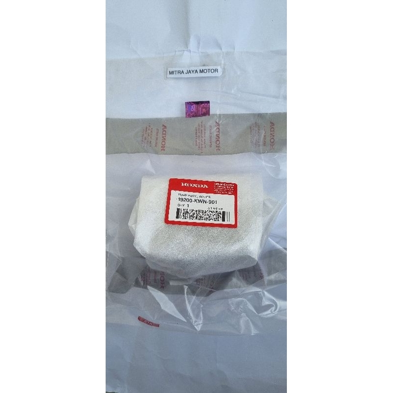 WATER PUMP VARIO 125 TECHNO, VARIO 150, PCX 150, VARIO 125 ESP 19200-KWN-901 ORIGINAL - PUMP KWN