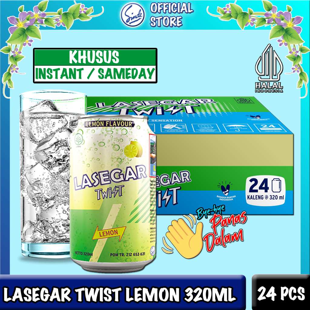 

INSTANT / SAMEDAY - Carton: Lasegar Twist 320ml Lemon