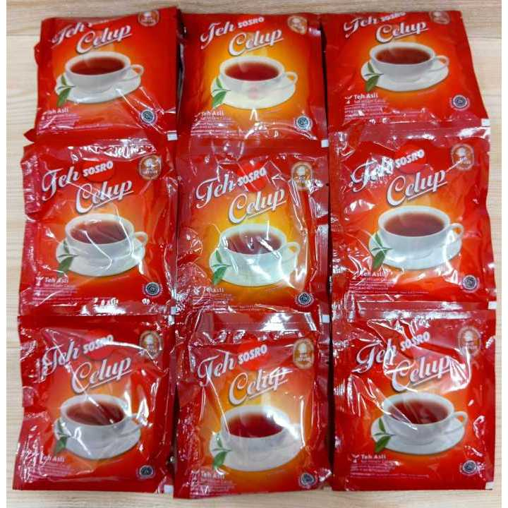 

1 Renceng Teh Celup Sosro Isi 10 Sachet x 4 Kantong x 2 Gr