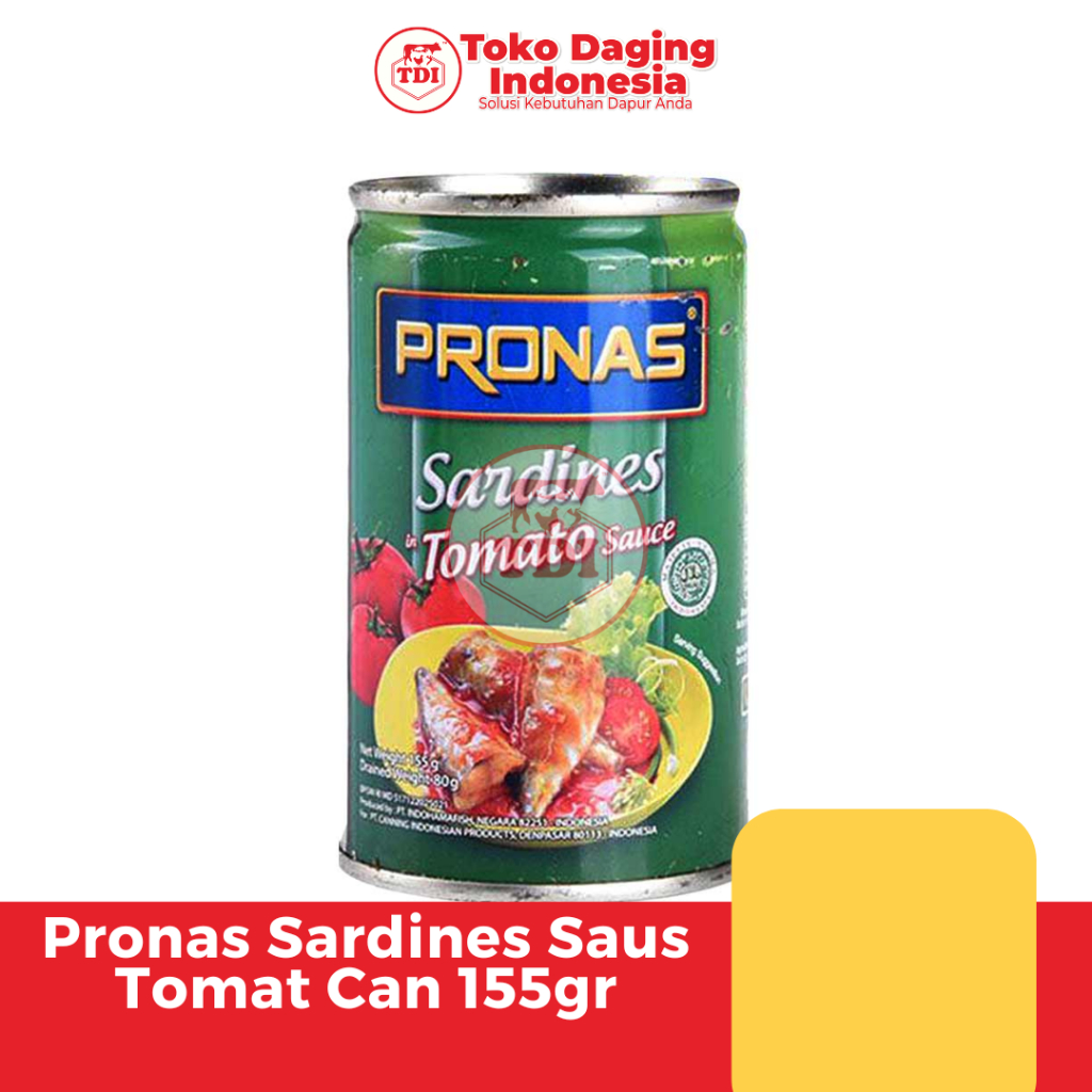 

Pronas Sardines Saus Tomat Can 50x155gr