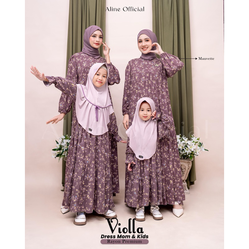 VIOLLA DRESS MOM & KIDS by ALINE