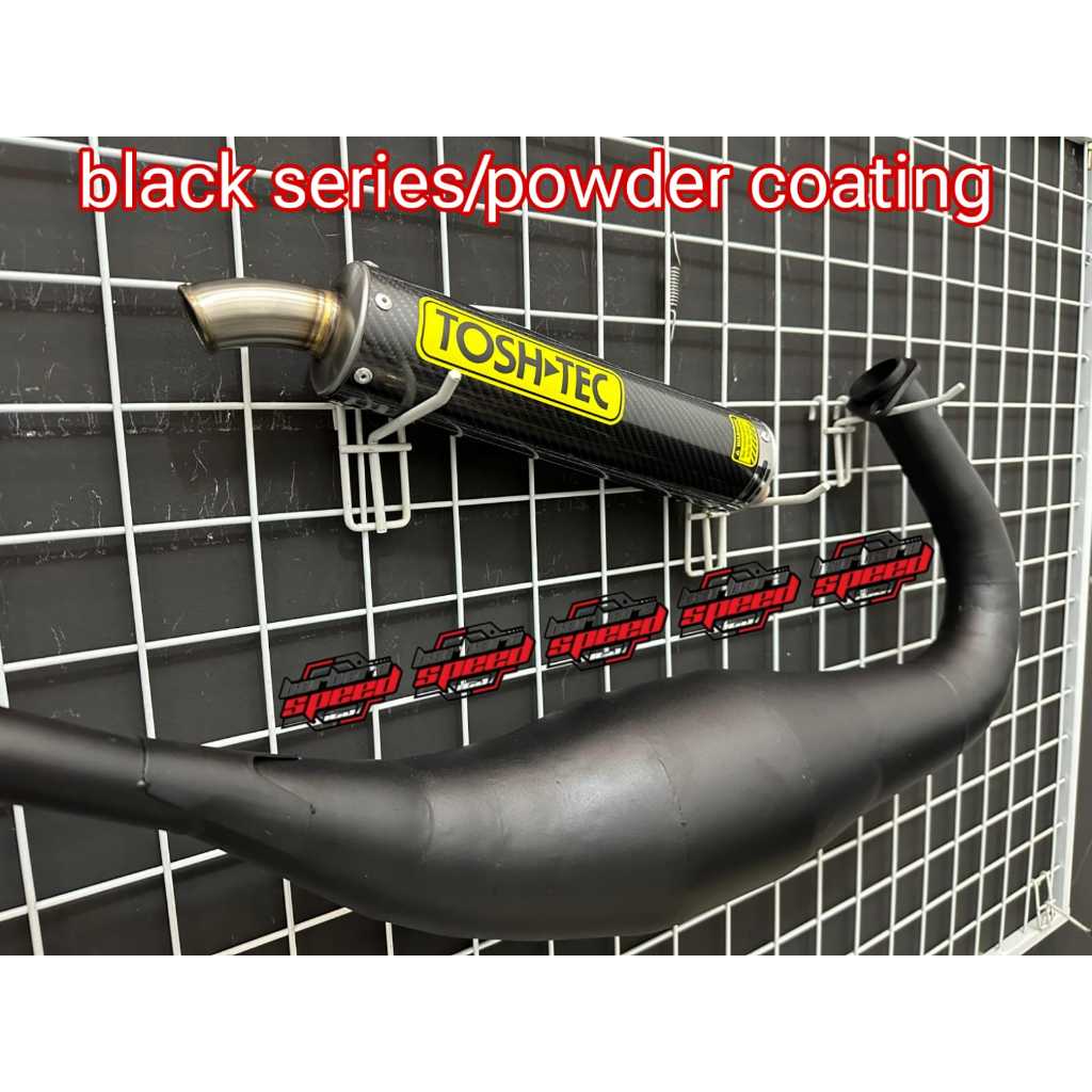 Knalpot Ninja R RR SS TOSTECH BLACK SERIES Exhaust 2 Tak 150 Carbon