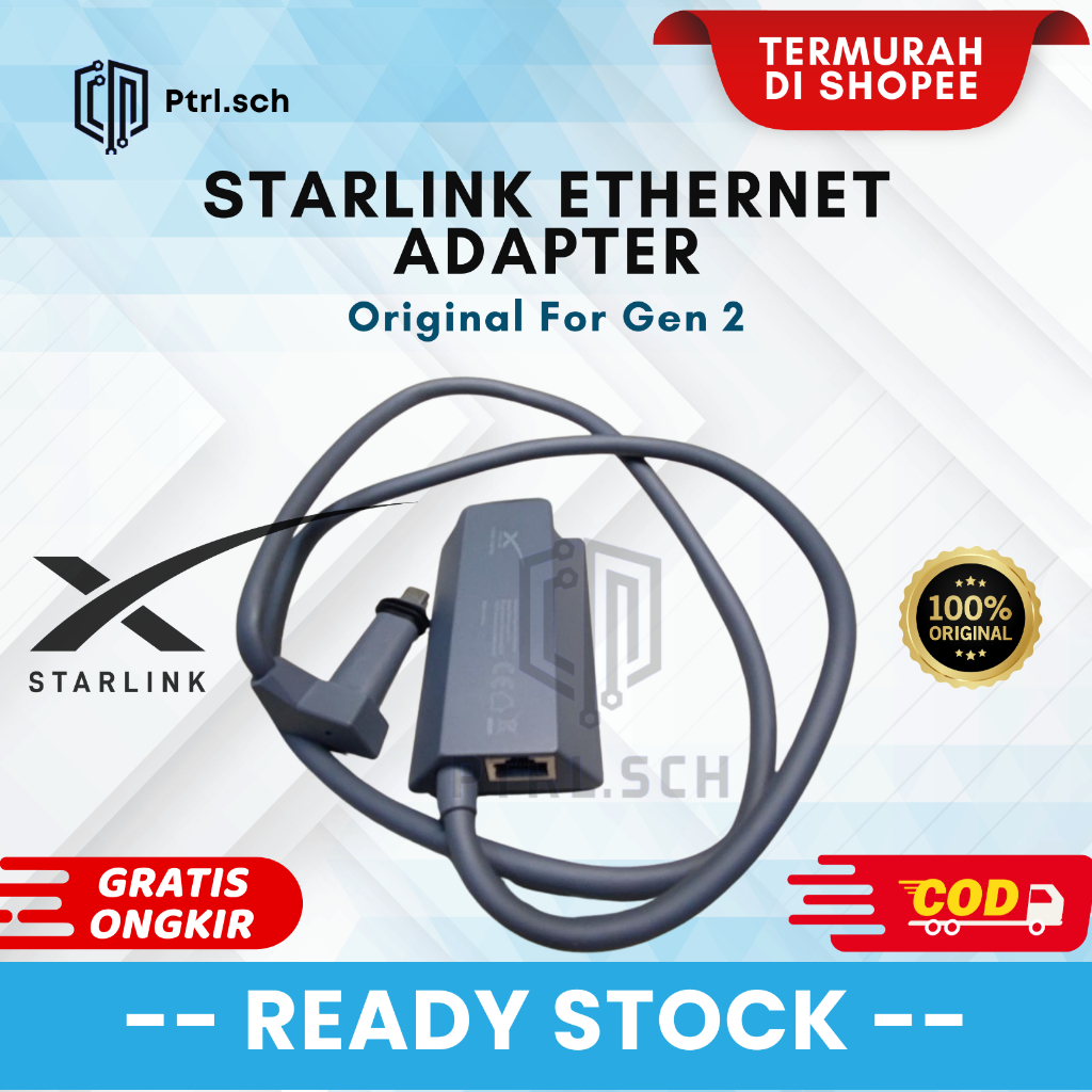 STARLINK LAN ADAPTER ETHERNET ORIGINAL FOR GEN 2